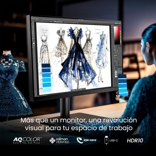 Monitor Para Diseño Benq Pd2705q 27 2k Usb-c Srgb 99% Hdr10