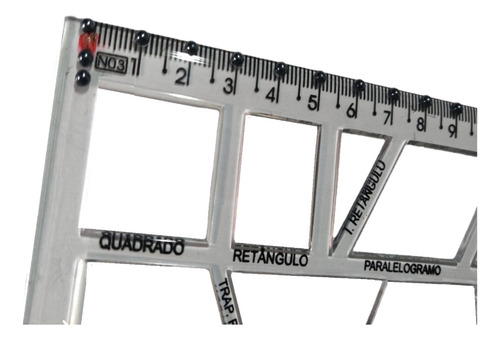 Gabarito De Formas Geometricas Adaptado Braille Baixa Visão