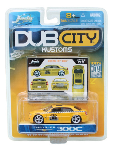 Jada Toys Chrysler 300c Kustoms Taxi Dub City 1:64