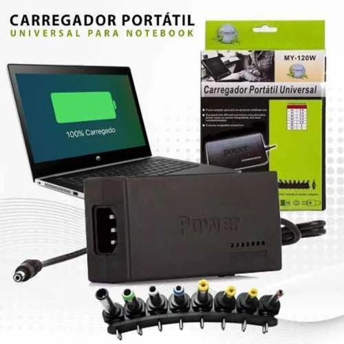 Cargador Universal Para Laptop Notebook, 10 Conectore 12-24v