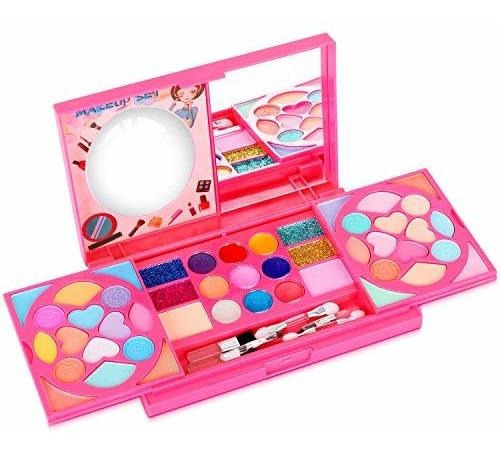 Kit De Maquillaje Niños Niñas  Princesa  Real  Lavabl...