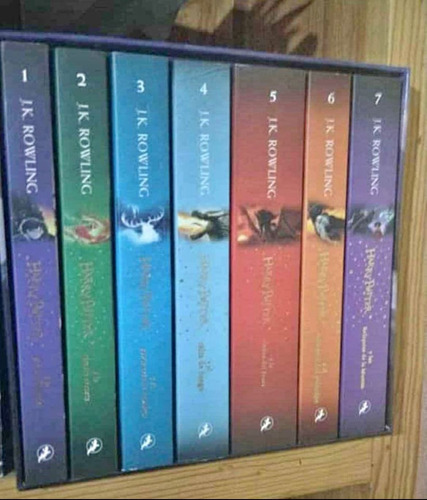 Set De Librería Libros Harry Potter Edición Primera 