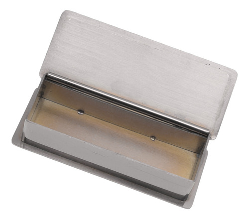 Soporte Para Palillos Con Tapa Rectangular De Acero Inoxidab