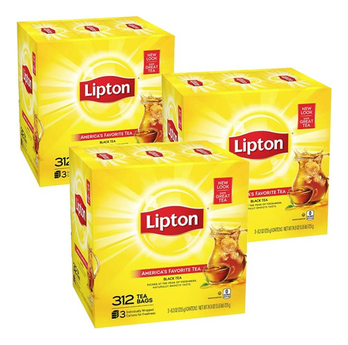 3 Te Negro Lipton X 312 - g