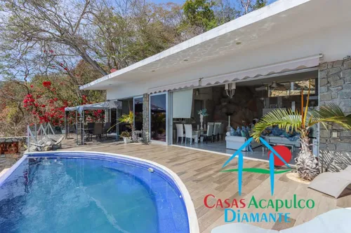 Cad Villa Vidal. Alberca Privada, Vista Al Mar, Bungaló Con Asador Y Jacuzzi
