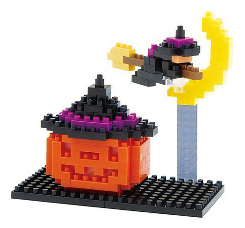 Calabaza De Halloween Jack-o-lantern - Nanoblock 