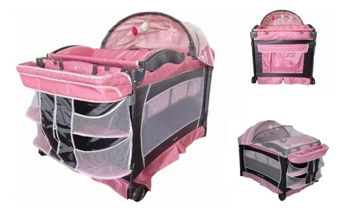 Cuna Bebe Verona Babykits 5 En 1 Musica Vibra Corral Mecedor