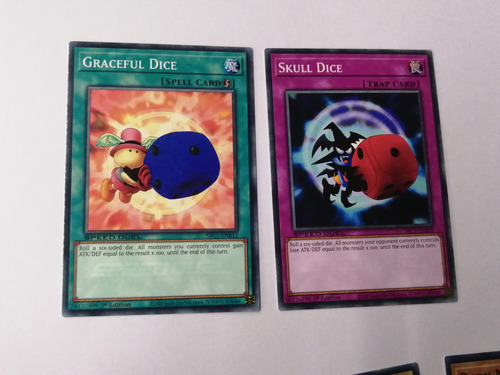 Speed Duels Yugioh Dado Calavera + Dado Gracil Dice Skull