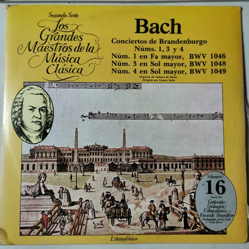 Disco Lp: 2da Serie- Bach,de Bradenburgo