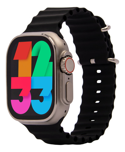 Smartwatch Reloj Inteligente Negro Smarttime Hombre Sr02 Sun