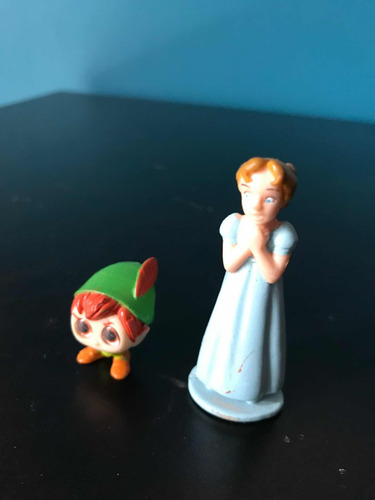 Mini Figura Wendy Y Peter Pan Sonrics Y Otros (Usado)