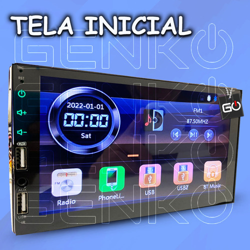 Multimidia Mp5 Uno Vivace Way Carplay Android Auto Via Cabo