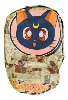 Mochila Luna Y Artemis, Sailor Moon Diana Antirrobo Escolar