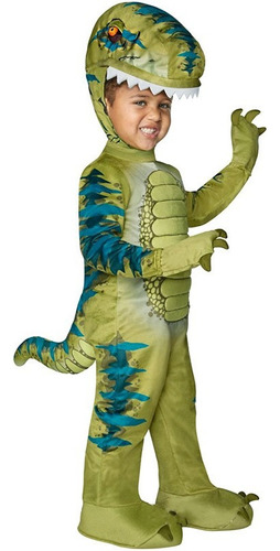 1 Halloween Rex Dinosaurio Cosplay Niños Onesie Actuación