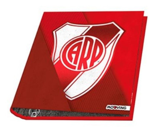 Carpeta Escolar Nro 3 River Plate 3 Anillos Mooving 1125 Ed