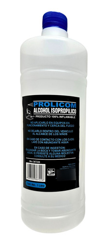 Alcohol Prolicom 1 Lt Para Limpieza De Equipo De Cómputo