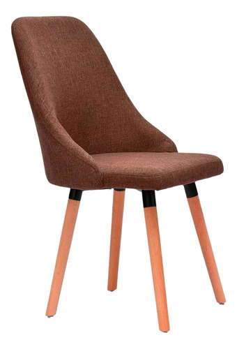 Silla Eames De Comedor Harvey En Tela Colores Premium Oferta