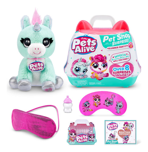 Peluche Interactivo, Habla Y Repite Pets Alive Unicornio