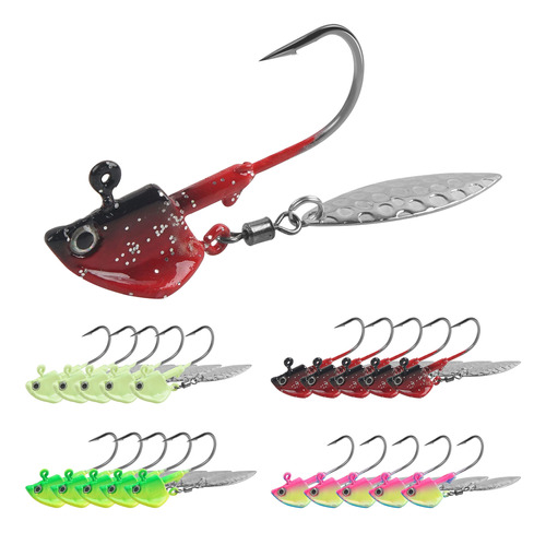 Jig Heads Crappie Jigs Anzuelos De Pesca Underspin Jig Heads