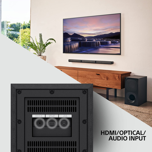 Sistema De Barra De Som Para Home Theater Sony Ht-s40r 5.1 C
