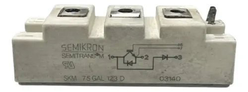 NEW Semikron SKM75GB128D Dual IGBT Power Module 75A 1200V Transistor