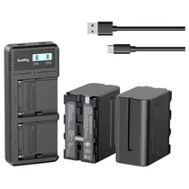 Comprar Paquete 2 Baterías Np-f970 + Cargador Dual Smallrig