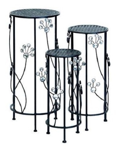 Imagen 2 de 2 de Porta Macetas Metal - Mesas Decorativas
