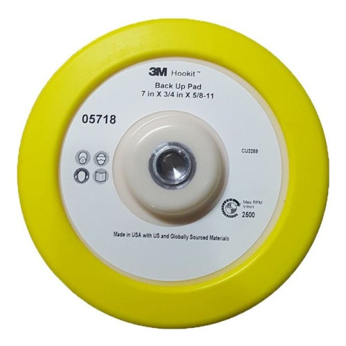 Soporte 3m Amarillo Para Pulidoras - Mopas - Borlas