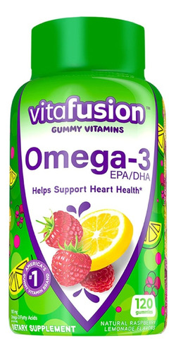 Omega 3 Vitafusion Gomas X120 - Unidad a $1000