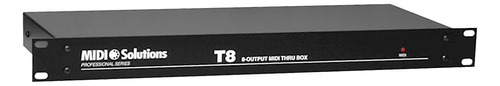 Midi Solutions T8 8-output Active Midi Thru Box