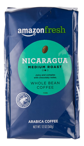 Amazon Fresh Direct Trade Nicaragua - Café En Grano Entero.
