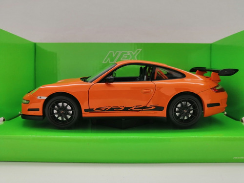 Naranja Porsche 911 Gt3 Rs Escala 1 24 Welly 