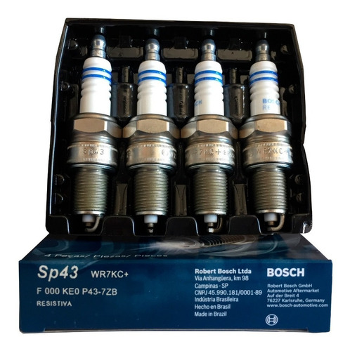 Imagem 2 de 5 de Jogo De Velas + Cabos Bosch Cobalt 1.8 8v 2015