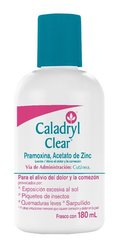 Caladryl Clear 1 Frasco Locion 180 Ml