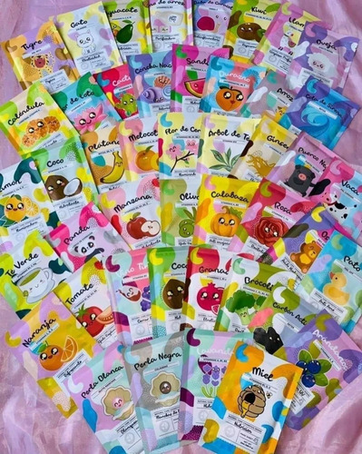 Caja Con 1000 Mascarillas Faciales Kawaii Coreanas Mayoreo Todo Tipo De Piel