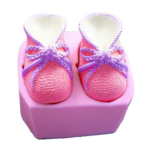 Botín De Bebé 3d Molde De Silicona Fondant Zapatos De Bebé D