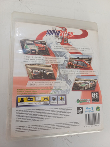 Superstars Racing V8 - Edición Standard Ps3 (físico) (Usado)