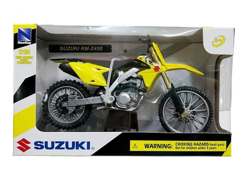 Suzuki Rm-z450 New Ray Escala 1/12 Motocross