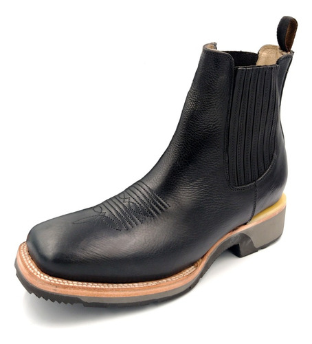 2040 Botín Casual Roca S-toe Negro