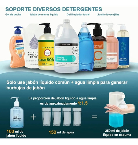 N Dispensador Automático Espuma De Deinducción Recargable