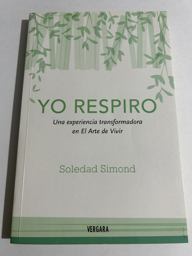 Libro Yo Respiro - Soledad Simond - Muy Buen Estado - Oferta