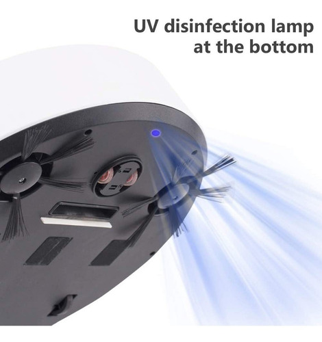 Imagen 4 de 7 de Robot Limpiador Blanco Vaporizador Remax Para Hogar Oficina