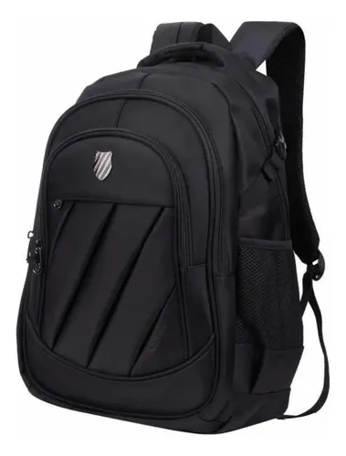 Mochila Escolar Para Hombre K swiss Original Negra Cuotas sin