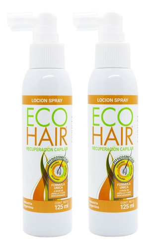 Eco Hair X2 Loción Spray Anticaída Crecimiento Capilar Local