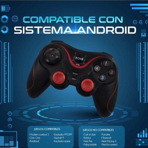FSGD Controlador de Juegos Móvil Controlador de Teléfono Bluetooth para Android/iOS Controlador Móvil Inalámbrico Joystick Gamepad para Juegos MOBA y Fps,Azul 