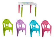 Comprar Mesa Infantil Con 4 Sillas Comedor Infantil Mesa Para Niños
