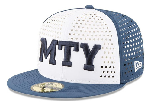 Gorra Plana, Rayados De Monterrey Liga Mx, 59fifty,blanco