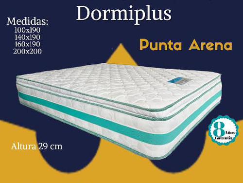 Colchon Regal Dormiplus Punta Arena Ortopédico Matrimonial