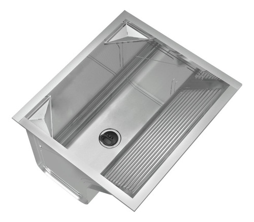 Tanque Inox Grande Embutir 68 Litros 608x536x404 Ghelplus