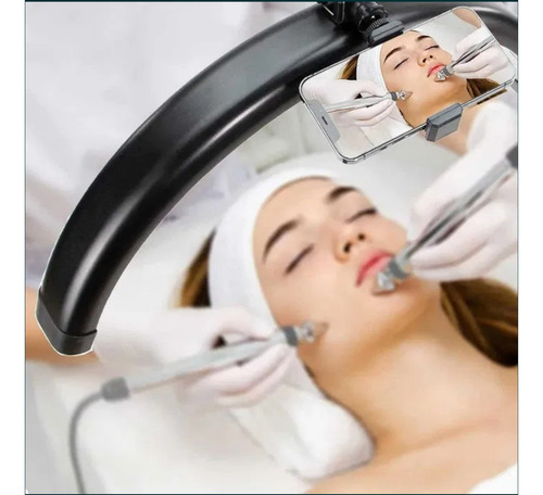 Luminária Led Ring Light Extensão Cílios Lash Meia Lua 6500k